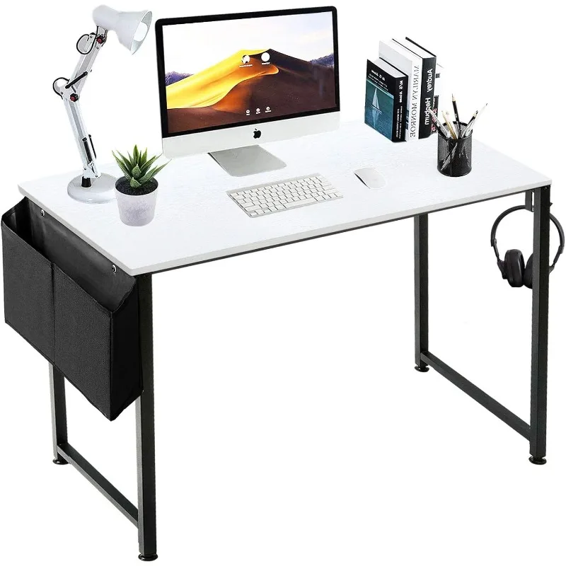 Small Computer Desk Study Table for Small Spaces Home Office 31 Inch Rustic Student Laptop PC Writing Desks