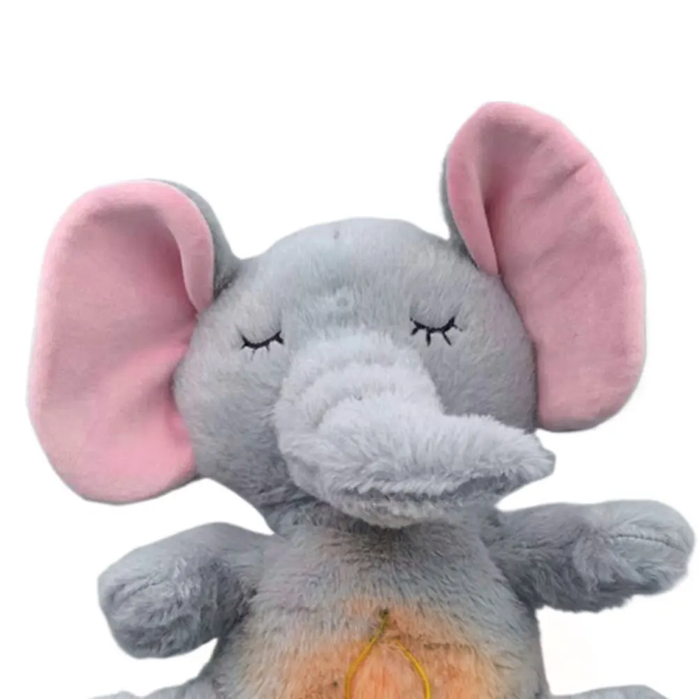 Urocza maszyna dźwiękowa dla niemowląt z motywem zwierząt, muzyką, światłami, rytmicznym oddychaniem, muzyczna zabawka do spania dla noworodków.