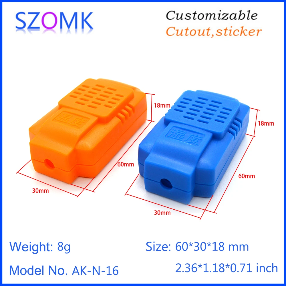 SZOMK Plastic electronics box pcb control box (50Pieces) China electronic enclosure plastic outlet box