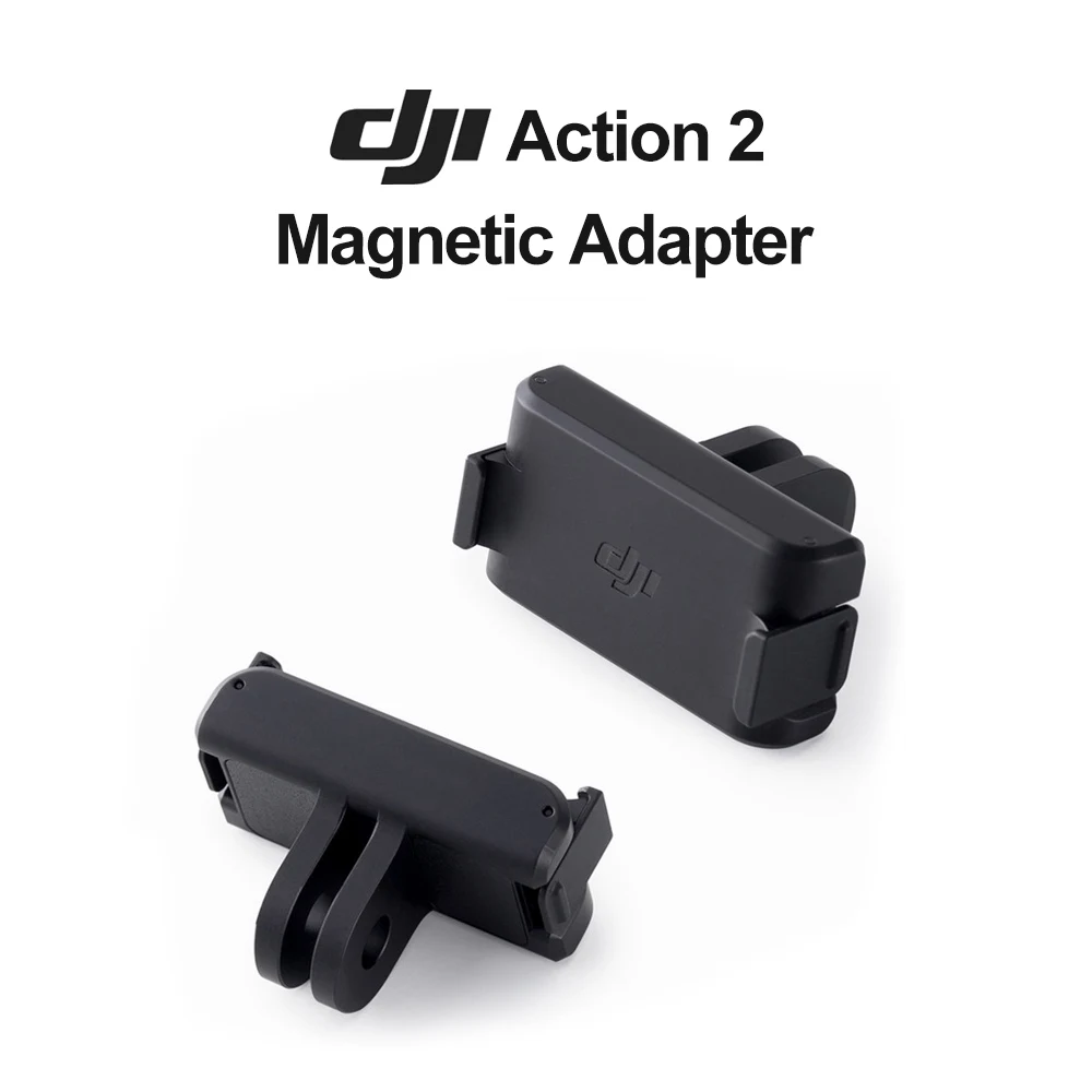 DJI Action 2 المغناطيسي محول جبل الملحقات الأصلية نعلق مع ما يقرب من أي ملحقات الكاميرا العمل للاتصال الآمن