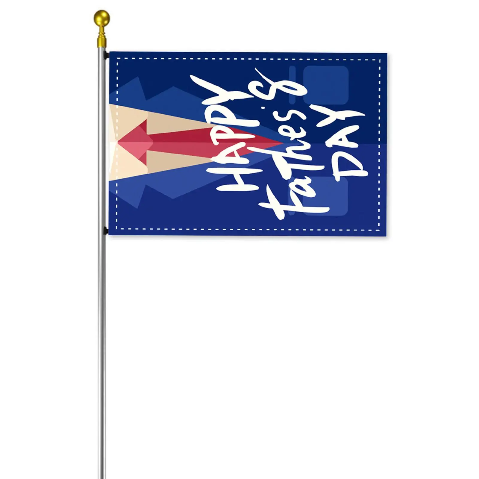 Happy Father's Day Garden Flag Banner Sign Vertical Father's Day Gifts Polyester for Grandpa Papa Daddy Patio Party Supplies