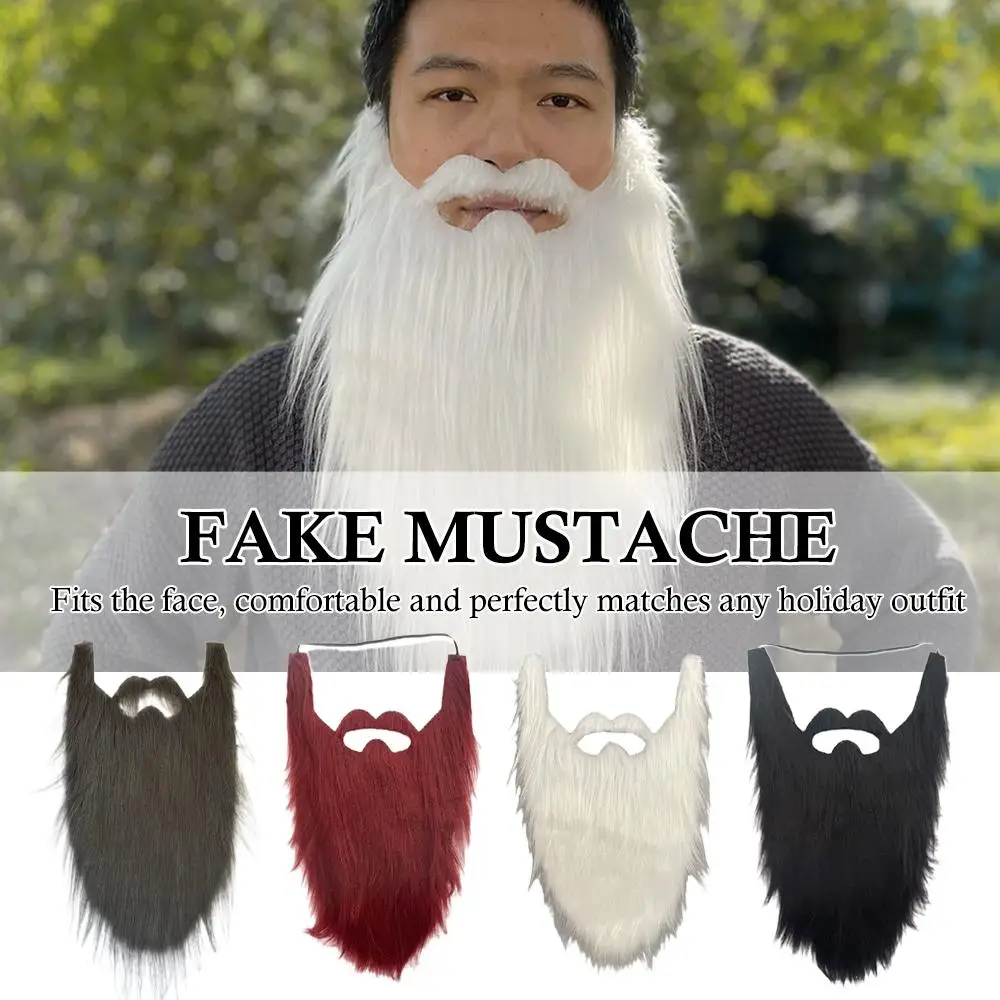 مضحك حزب الشارب زي الذكور رجل هالوين اللحية عيد الفصح تأثيري الدعامة لوازم الوجه تمويه لعبة الشارب الأسود الإمدادات #6