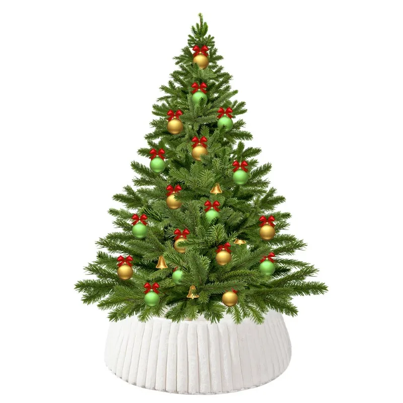 

2025 трендовая юбка в виде елки для рождественской елки, юбка с рождественским декором, с Новым годом, белая для рождественской елки, подарок