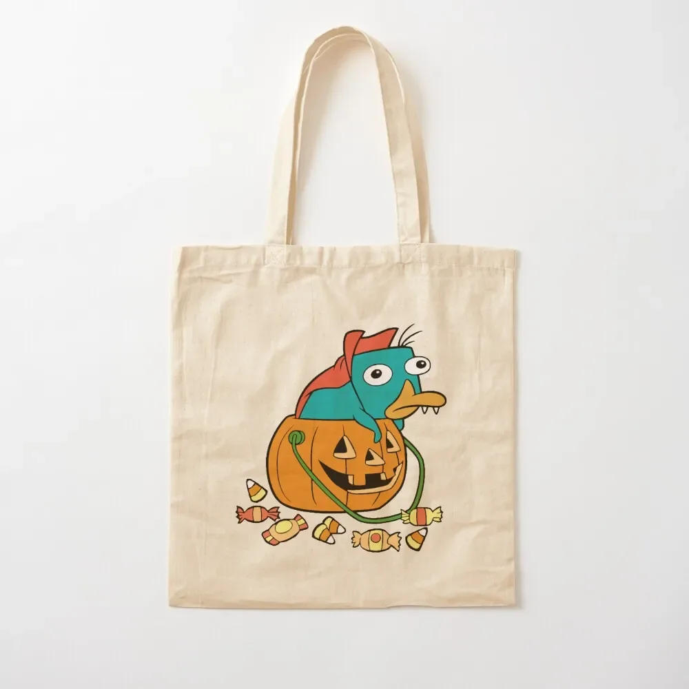 Perry the Platypus Halloween Tote Bag the tote bag Reusable bags shopper bag women