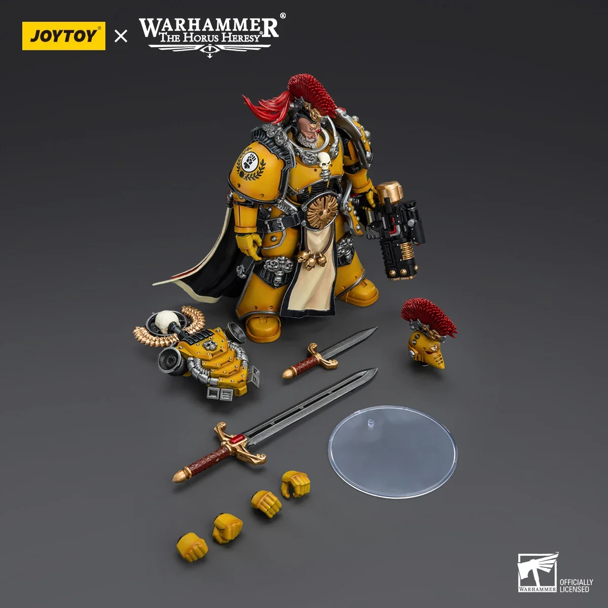 [متوفر]JOYTOY Warhammer The Horus Heresy Action Figure القبضات الإمبراطورية Legion Praetor أنيمي تمثال مشترك المنقولة نموذج الهدايا