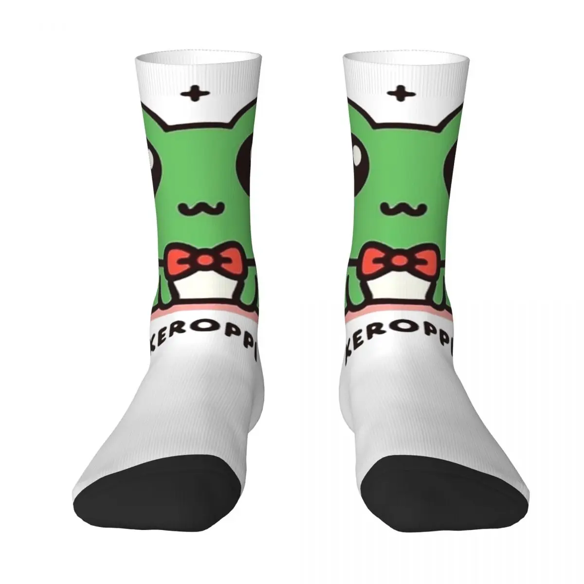 Medias Keroppi sanrio calcetines de moda personalizados calcetines antideslizantes de otoño calcetines suaves cálidos para monopatín para hombre