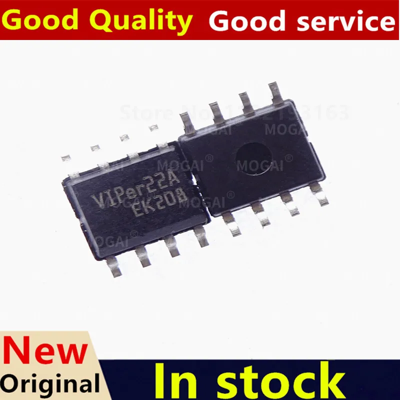 (10piece) 100% New VIPER22A VIPER22AS VIPER22ASTR VIPER22ASTR-E VIPER12A VIPER12AS VIPER12ASTR VIPER12ASTR-E sop-8 Chipset