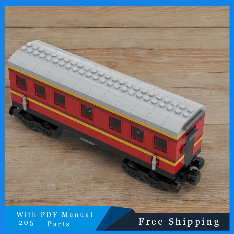 Hot 205 PCS Treni Estesi Carrozze Modulari Building Blocks Modello Per Educazione Del Capretto Assemblaggio FAI DA TE Giocattolo Regali Di Compleanno Di Natale