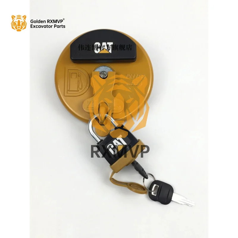 Excavator for Caterpillar cat anti-theft diesel fuel tank cover 320D 325C 329D 336 345 padlock excavator accessories