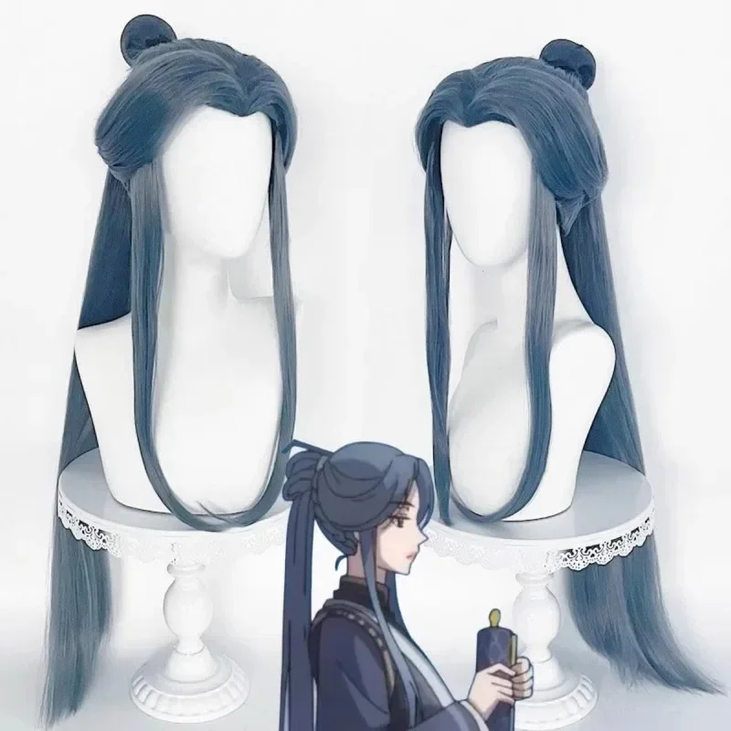 Tian Ci Fu เวอร์ชั่นมังงะหลิงเหวิน, อนิเมะคอสเพลย์อุปกรณ์ประกอบฉากหมวกวิกผม Lingwen อย่างเป็นทางการสำหรับงานปาร์ตี้ฮาโลวีน