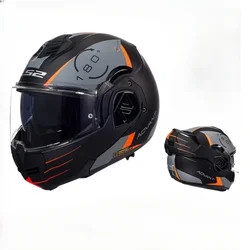 Nuovo Advant Caschi da moto apribili LS2 FF906 Casco integrale modulare con doppia visiera Lente incorporata ECE Capacete Casco Moto