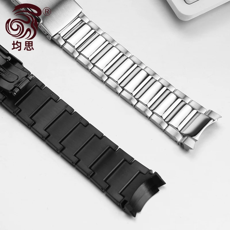 Imagem -03 - For Casio 5468 Steel Strip Edifice Series Efr303l 303d Earth Heart Solid Metal Stainless Steel Ver Strap 22 mm For Men