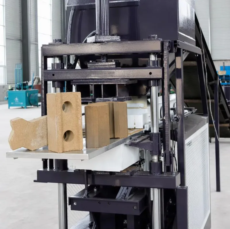 RPT2-10 Automatic Hydraulic Free Fired Clay Interlocking Brick Making Machine Price Manufacturer Soil Brick Press Machine
