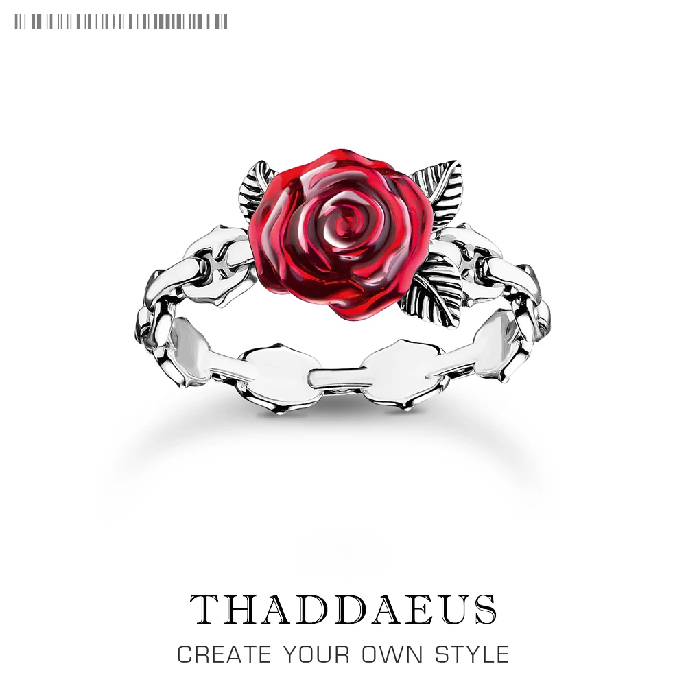 

Ring Victorian Design Rose Europe Fine Jewelry For Women Brand New Real 925 Sterling Silver Trendy Love Gift