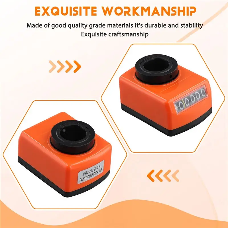 Happy New- Machine Lathe Part 20Mm Bore Digital Position Indicator Orange