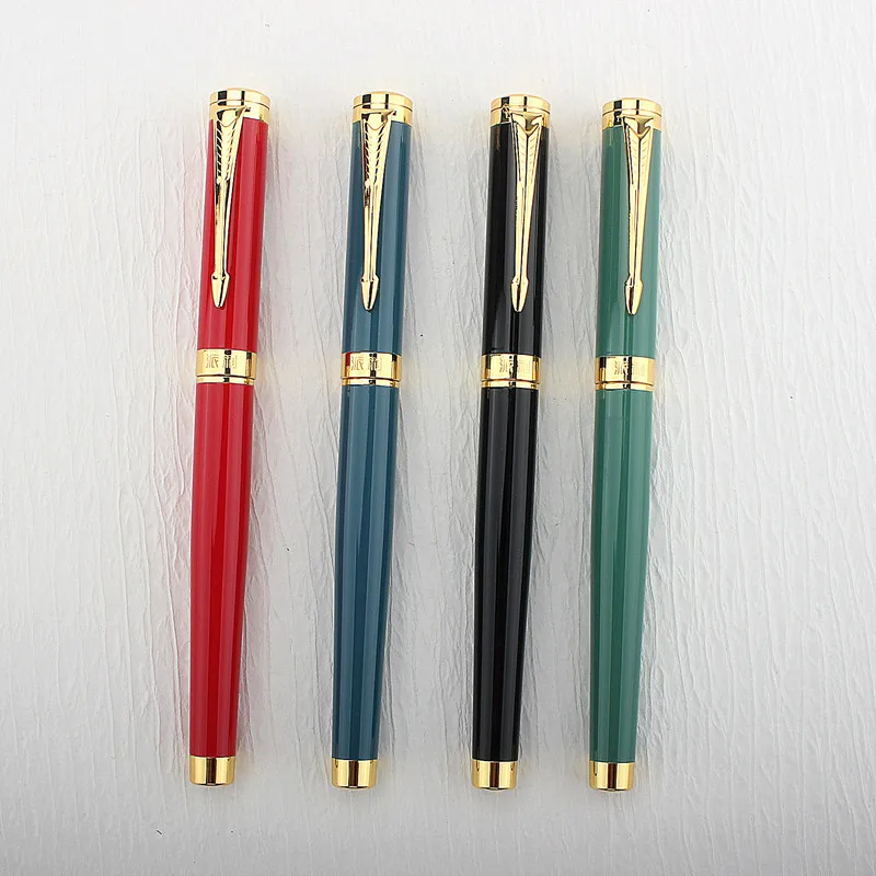 

Luxury Arrow Clip Metal Fountain Pen Fine Nib Beautiful Stationery Office School Supplies Excellent Writing Gift Pen