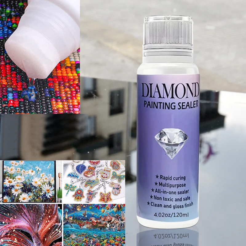 120ML Diamond Painting Sealer Embroidery Accessories Diamond Painting Glue 5d Diy Diamond Painting Puzzle Puzzles Accessories