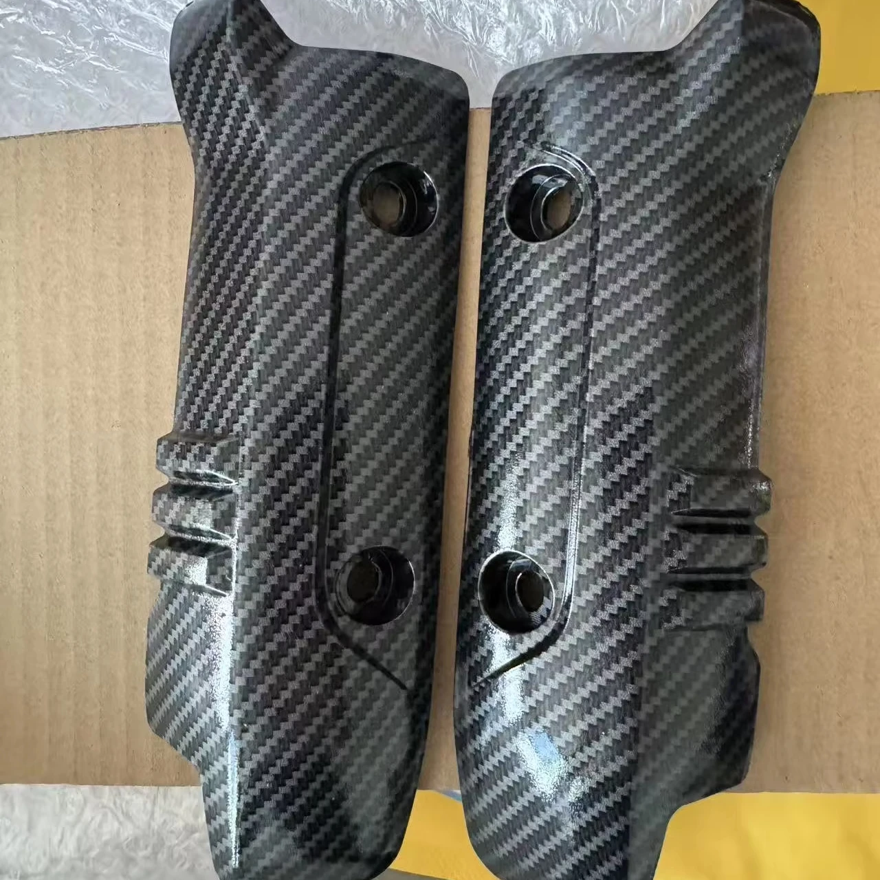 Carbon fiber front shock shield for 200cc accessories