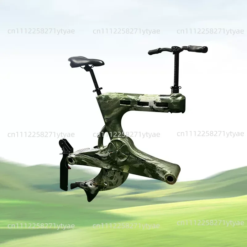 Single Double Water Inflatable Bike Rubber Fishing Attractions Boat Sightseeing Pedal Leisure Boat Frame