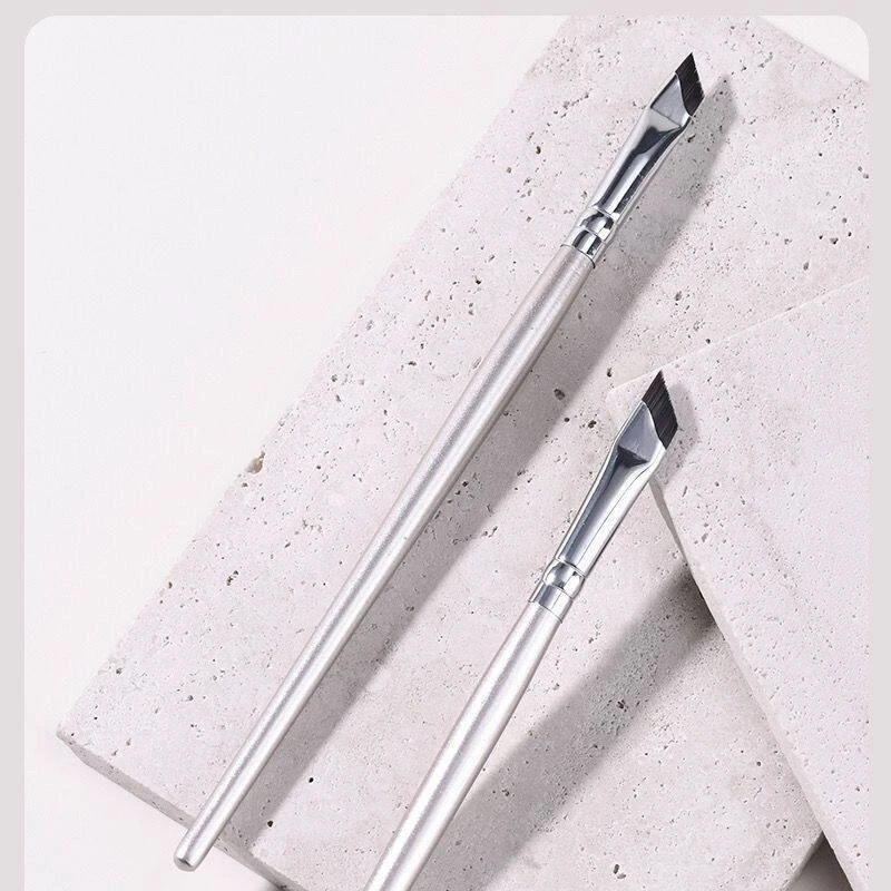 Oblique Eyeliner Brush Sickle Edge Eyebrow Brush Precise Detail Brush Under Eyelid To Aegyo Sal Brush Cangzhou Makeup Brush Set