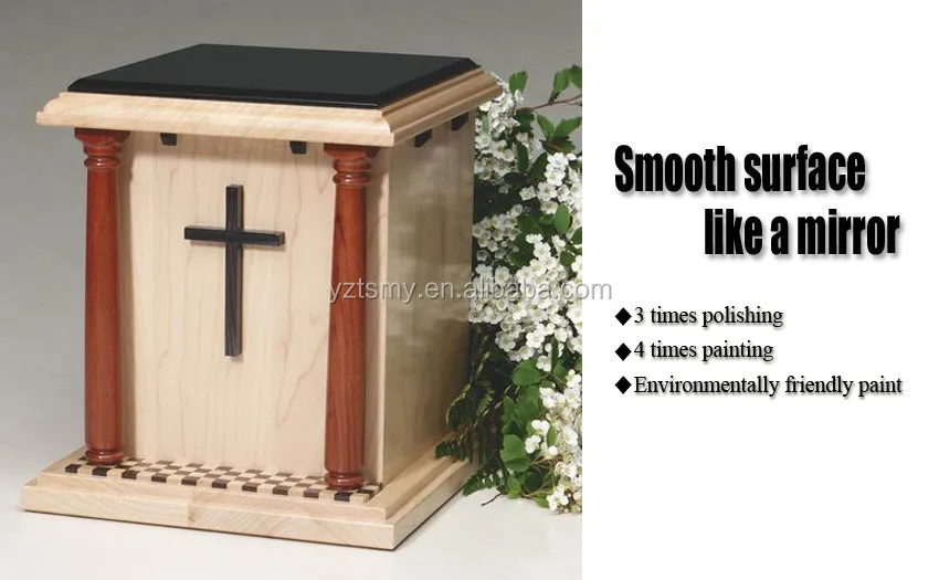 Professional wholesale solid wooden pet casket