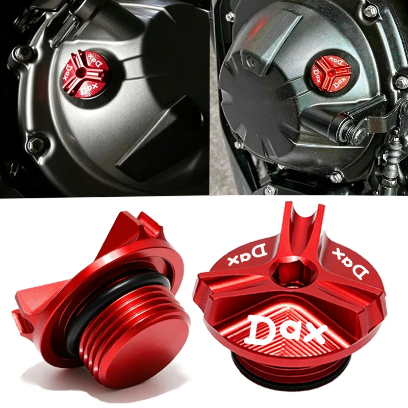 For HONDA DAX125 ST125 ST 125 2022-2026 DAX 125  Motorcycle CNC Aluminum Engine Oil Filler Cap Oil Plug Cover Accessories
