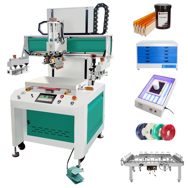 

T Shirt Silk Screen Printer Machine 50*70cm Hard Box Machine Screen Printing Machine For Fabric Bags Plastic Bags Without Logo