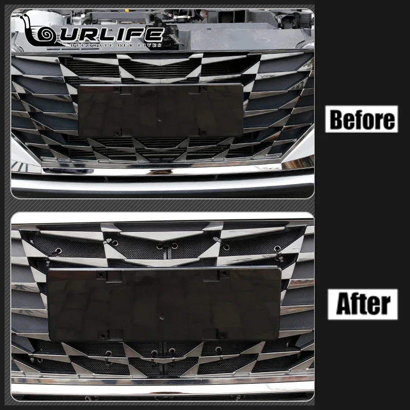 لشركة هيونداي إلنترا أفانتي 2021 2022 2023 2024 CN7 تصفيف جسم السيارة مصبغة شواء منع الحشرات صافي الكسوة الجبهة الدفاع الشبكة