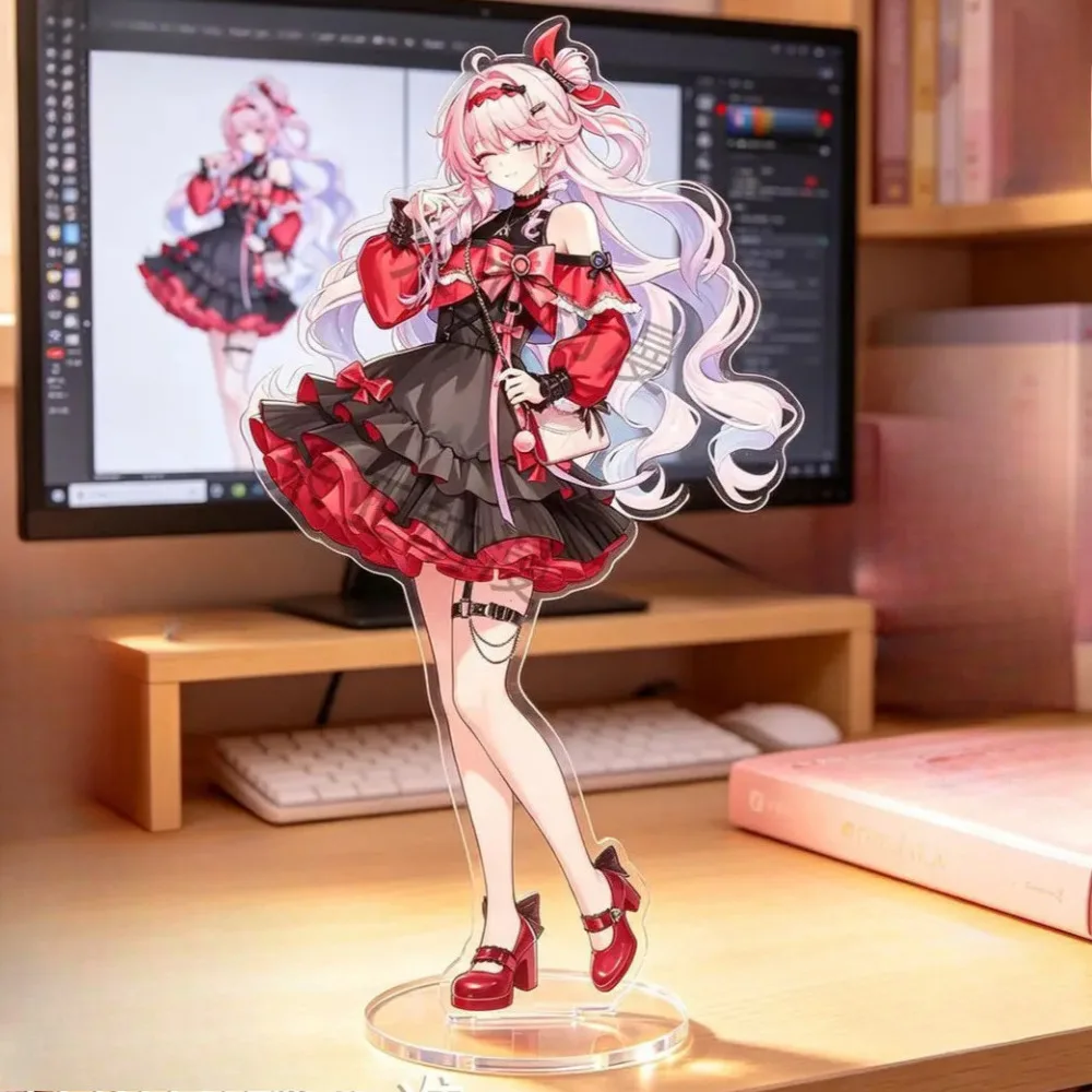Wuthering Waves Acrylic Plaque Standee Figure Lucilla Carlotta Montelli Denia Zani Desk Display Tabletop Ornament Stand Model