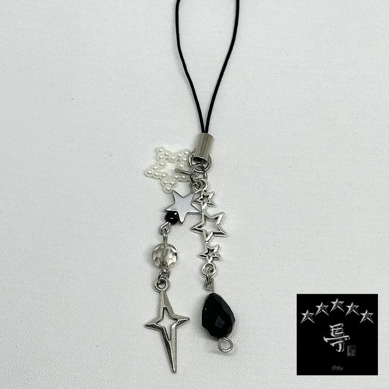 handmade gelang stray kids 5-star album themed beaded bracelet gelang y2k