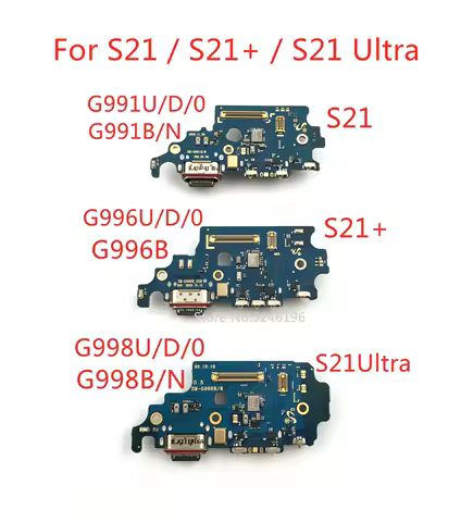 1pcs USB Charging Port Charger For Samsung Galaxy S21 5G G991B G991U S21+ 5G G996B G996U S21 Ultra 5G G998B G998U Replace Part