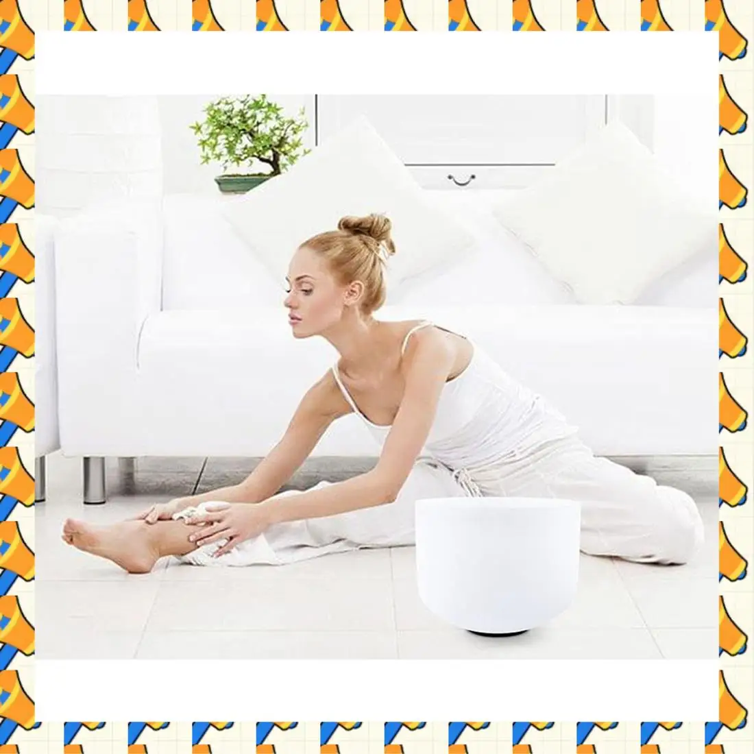 ABYB Singing Bowl Mallet Hollow Sound Bowl Mallet Thick Crystal Bowl Stick Striker Wand For Singing Bowl Sound Meditation