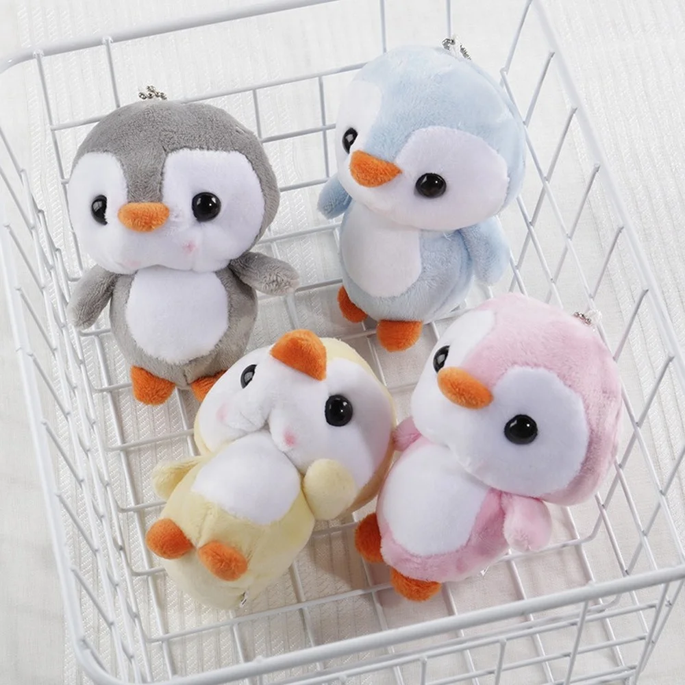 Penguin Animal Toy Key Chain Quality Animal Penguin Stuffed Toy Doll Cute Cartoon Plush Toys for Gifts Kindergarten Education