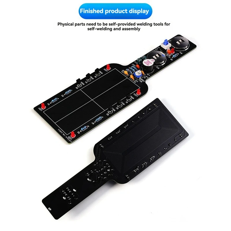 Kit fai da te elettronico per metal detector fai-da-te quotidiano Localizzatore di metalli semplice Set di parti sciolte Kit di pratica di saldatura per la produzione di circuiti stampati