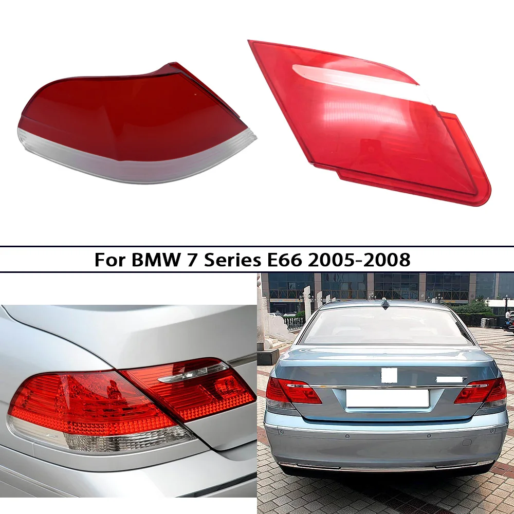 

Маска указателя поворота из плексигласа для BMW 7 серии E66 2005-2008, корпус заднего фонаря, крышка заднего фонаря
