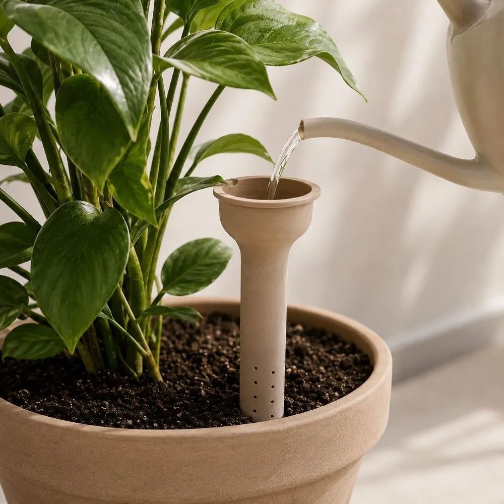 4pcs Automatic Plant Irrigation Funnel Wear-resistant Effort-saving Self Watering Spikes Handmade Uniform Seepage