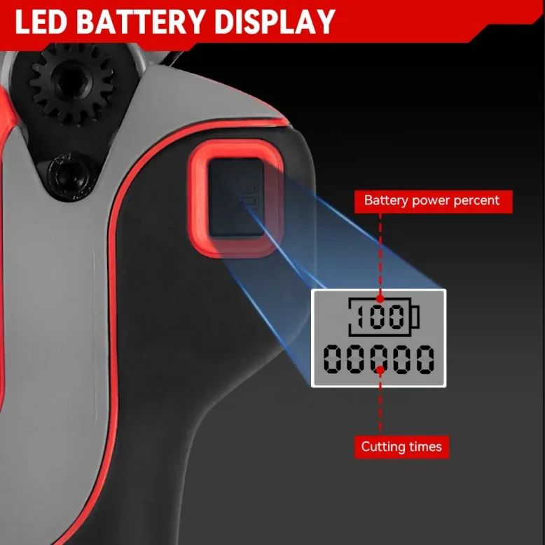 Electric Pruner Power Shears Electric Scissors Rechargeable Goat Hoof Trimmer Cutter Shears