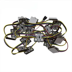500X Wholesale WS2801 addressable matrix 4 leds RGB full color pixel module waterproof IP65