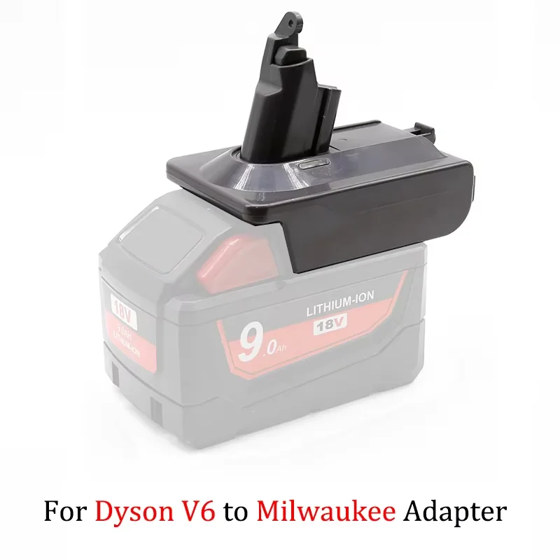Adapter für Makita/Dewalt/Milwauke 18 V Lithium-Batterie-Konverter für Dyson V6 V7 V8 Serie Staubsauger Werkzeug DC58/SV11/SV10