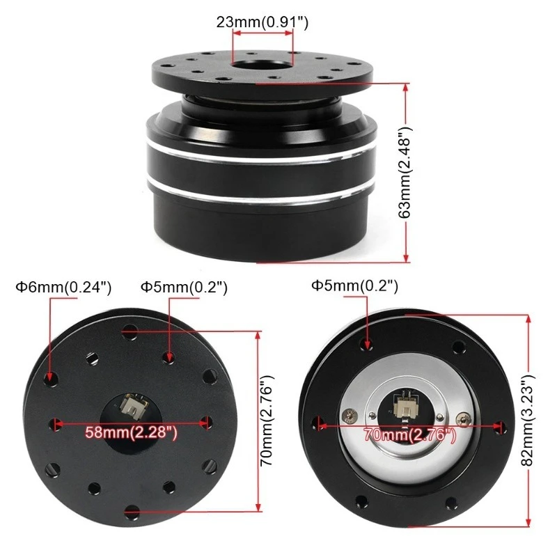 M10 servo direct drive base, racing emulator quick release quick connector
