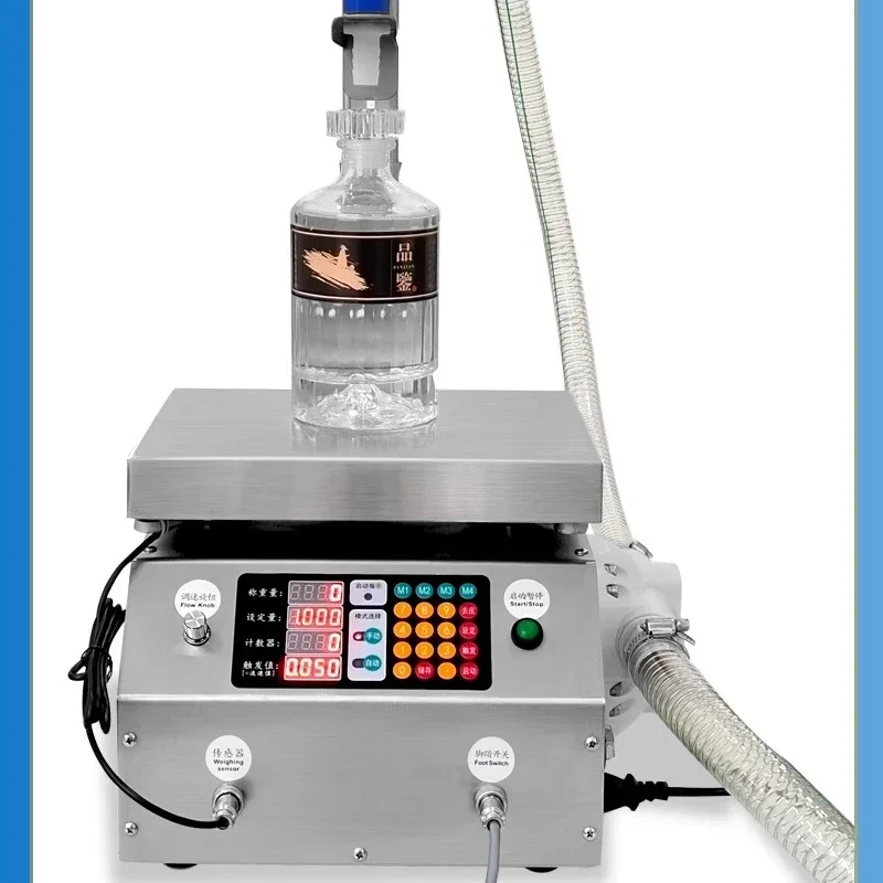 Pesatrice di liquidi resistente alla corrosione e riempitrice quantitativa Confezionatrice ad alta velocità Riempitrice automatica per olio commestibile