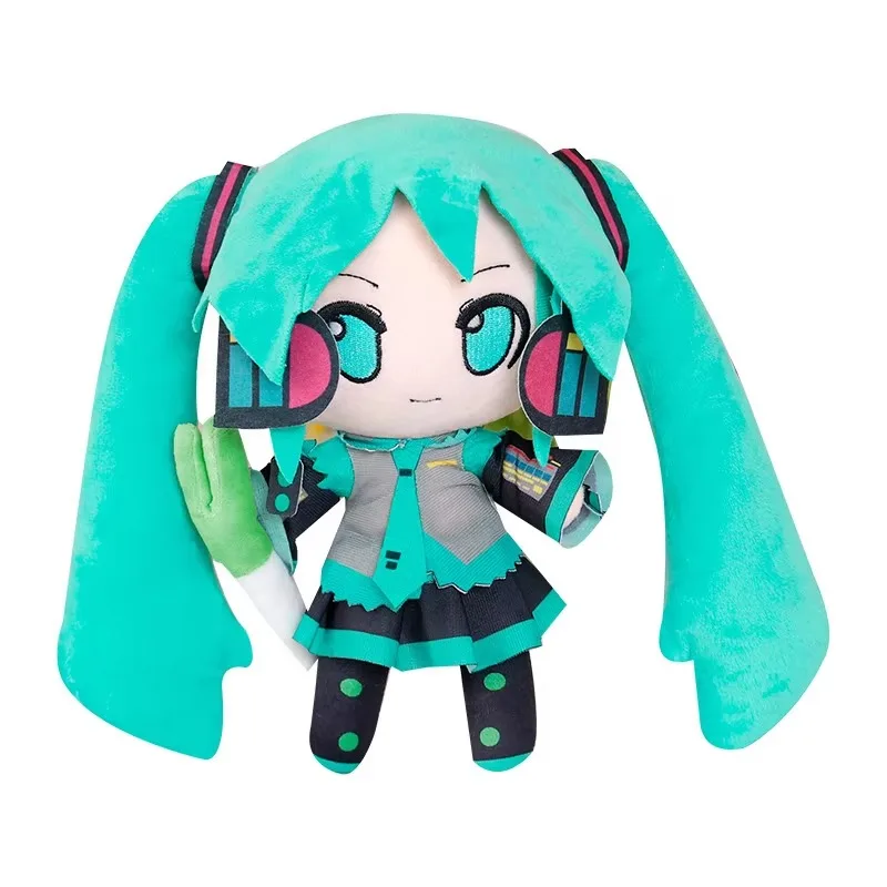 Cartoon 20cm Hatsune Miku Plush Doll Toy Anime sakura Miku snow Miku Character Kawaii Sitting posture Fufu Kids Christmas Gift
