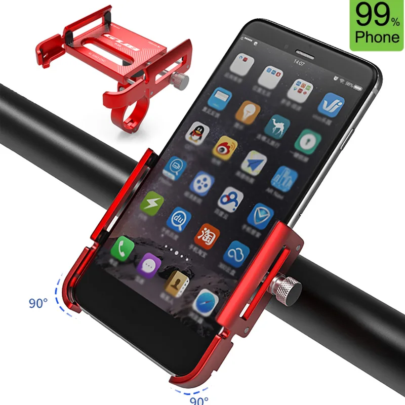 

Bicycle Phone Holder 360 Rotation Aluminum Alloy MTB Bike Phone GPS Bracket Scooter Motorcycle Handlebar Mount Cell Phone Stand