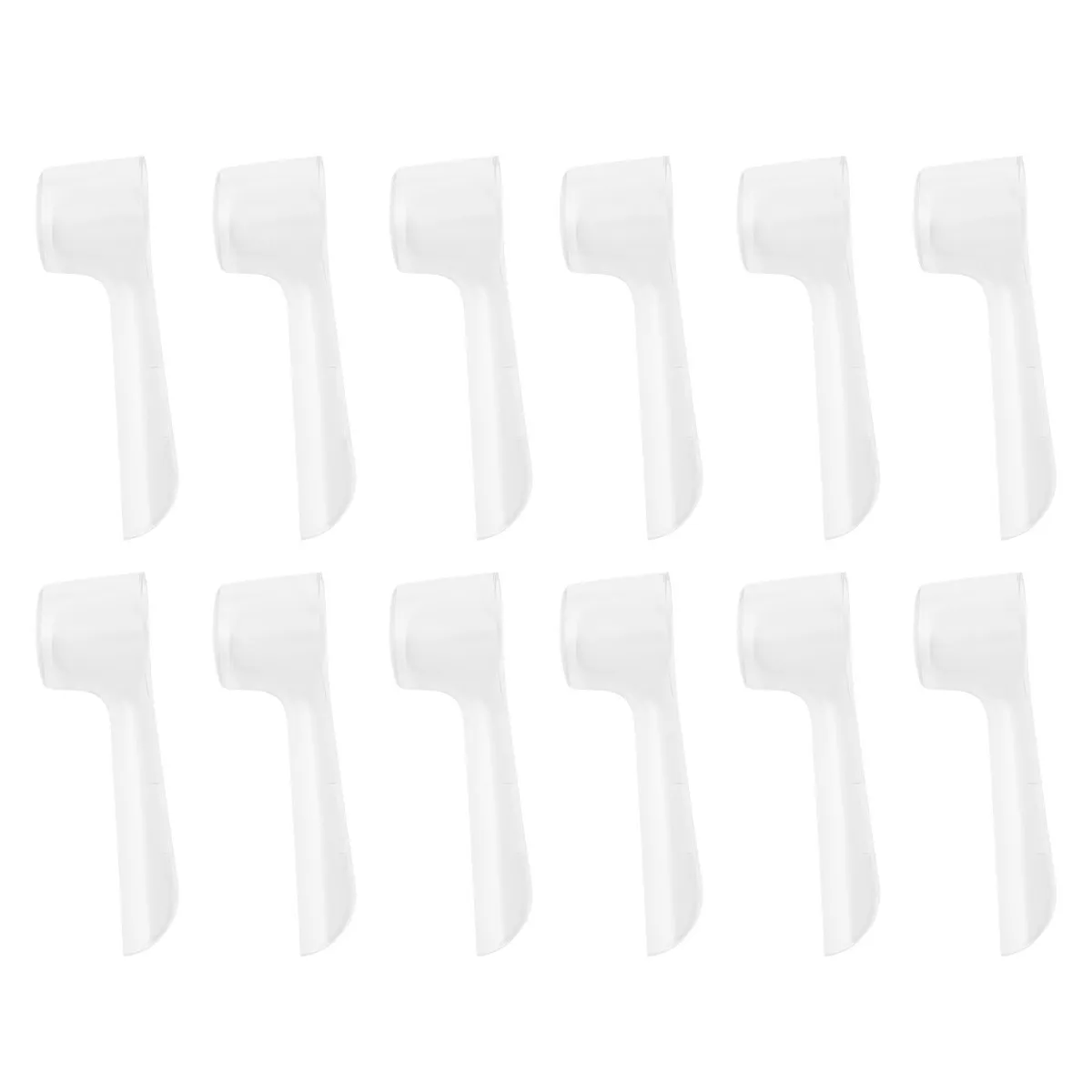 18 Pcs Electric Toothbrush Heads Covers Portable Protectors for Travel Transparent