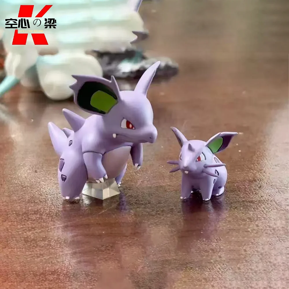 [1/20 Scale World] Nidoran & Nidorina Nidoland & Nidona Toy Figure Decoration