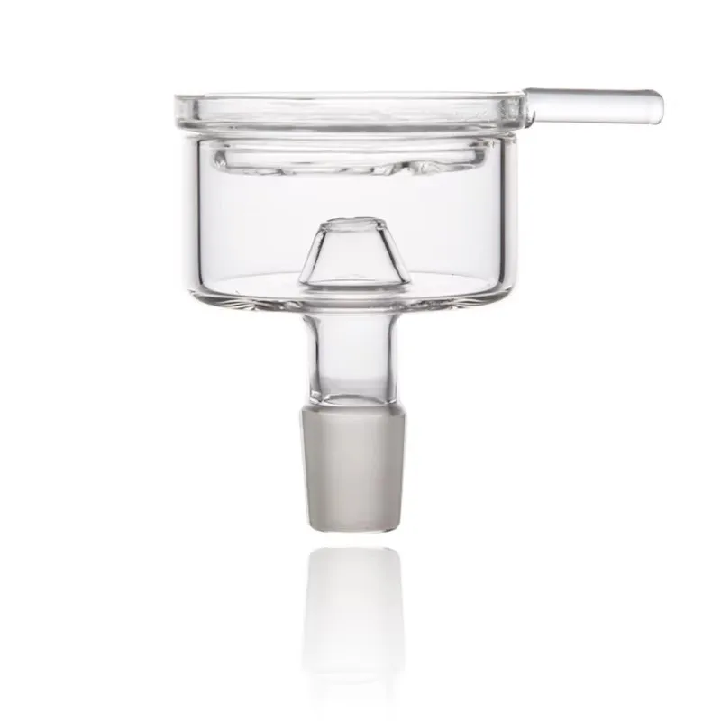 

1PC Chicha Narguile Big Hole Glass Bowl Shisha Head Hookah Tobacco Pot with Charcoal Holder for Hookah Smoking Accessories