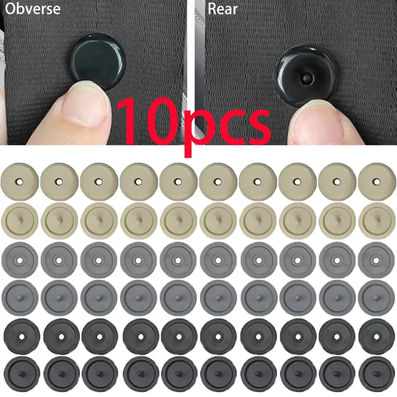 

10Pcs Plastic Car Safety Seatbelt Stopper Buckle Wholesale Universal Anti-slip Cars Seat Belt Stop Auto Interior Accessories