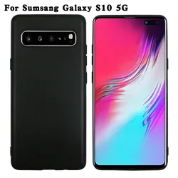 For Samsung S10 5G Case Soft Silicone Matte Camera Protective Phone Cover For Samsung Galaxy S10 5G Case Coque Slim