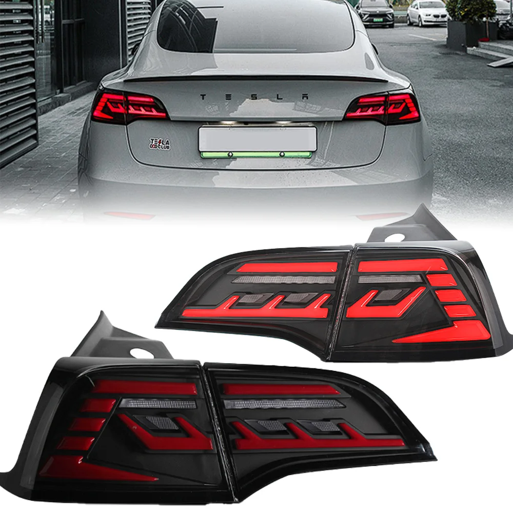 

Tail Light For Tesla Model 3 2018-2022 автомобильные товары Rear Lamp Hella LED Lights Car Accessories Model Y Taillights