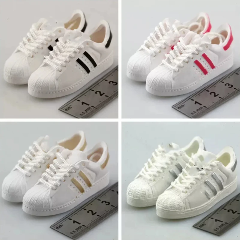 

1/6 Scale Male/Female Soldier Model Accessories Retro Classic White Shoes For 12 inch Action Figure Model In Stock